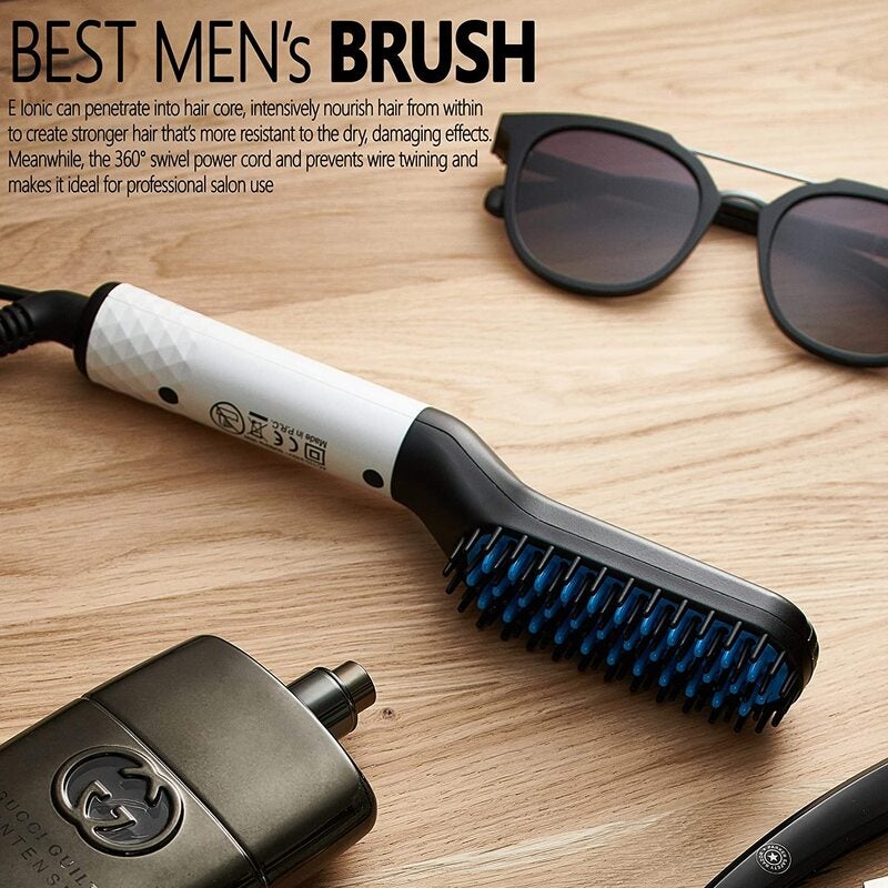 Pro Beard Straightener - 2 In 1 - For Australian Men