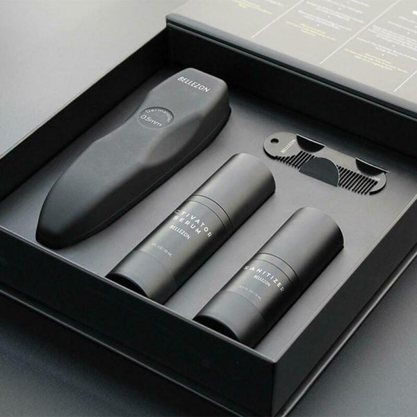 Man's Beard Growth Set -  Beard roller Kit - Amazing Derma Roller