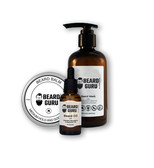 Beard Care Pack - Beard Oil, Beard Balm and Beard Wash